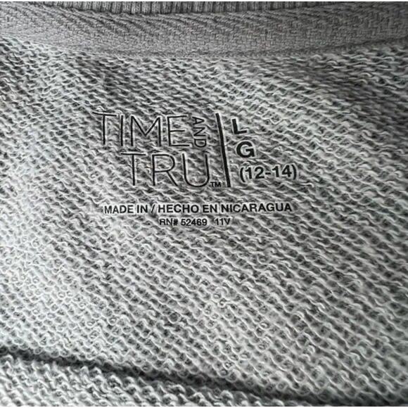 Green and Grey Camo Long Sleeve Crew Neck Sweater Size Large - Picture 8 of 10